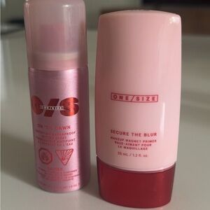 ❌SOLD ONE/SIZE Makeup Primer and Setting Spray Set - Pink